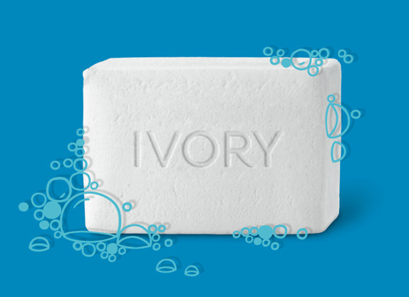 99.44%纯洁的肥皂: Ivory的新标志