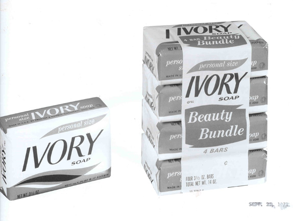 99.44%纯洁的肥皂: Ivory的新标志